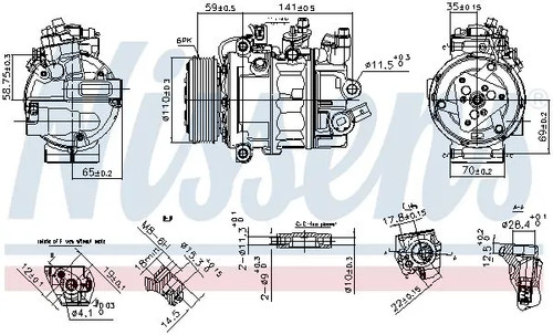 Compresseur climatisation r - de,
